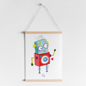 "Robot flechazo" Lámina