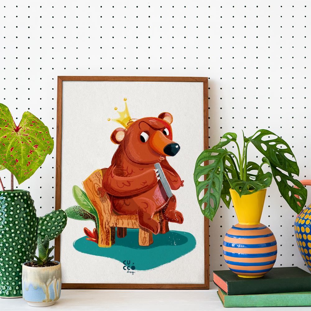bear plants frame