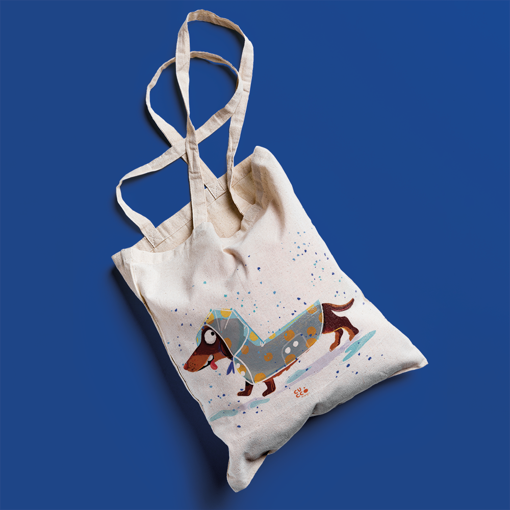 tote perro salchicha